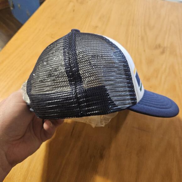 Utah Jazz Hat Cap Snap Back Mens Blue White NBA Basketball Trucker Mesh UFS NEW - Picture 5 of 7